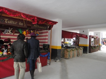 More stalls at Marbella Christmas market