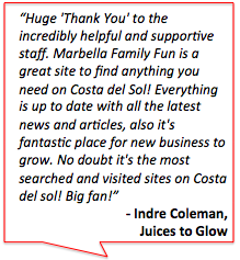 Feedback on MarbellaFamilyFun.com