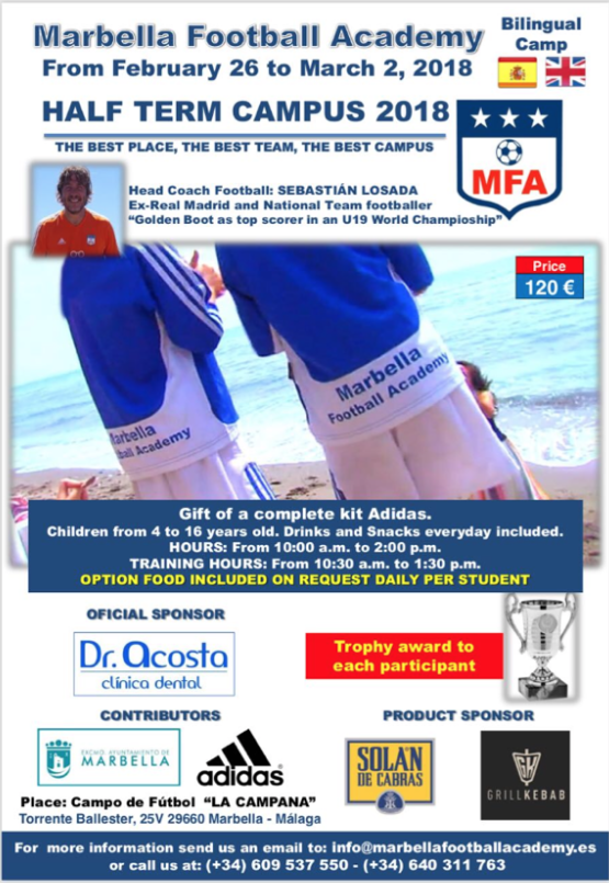 Marbella Half Term Camps MarbellaFamilyFun