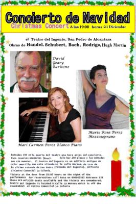 Details of the Christmas Concert