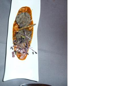 Mushroom crusted Scallops