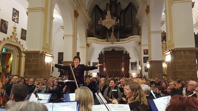 A triumphant Annemarie