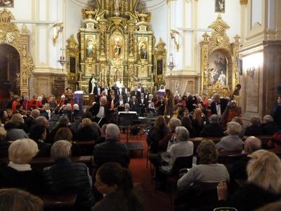 the orchestra tuning up