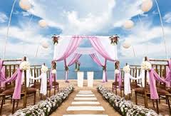 Beach wedding venue in Marbella