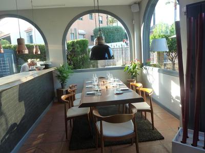 part of the dining room 