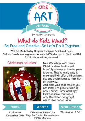 Art Workshop for Kids - 13 December 2015 