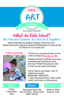 Art Workshop for Kids at Banana Beach - 4 December 2015