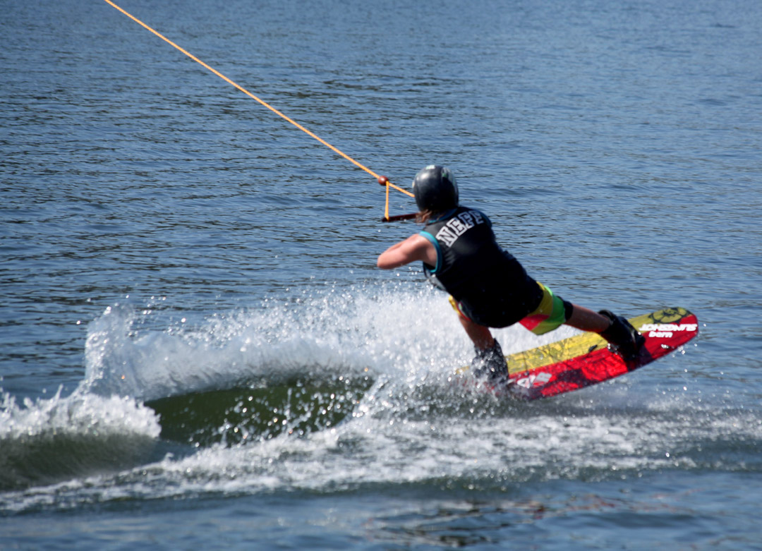 Wake boarding in Marbella