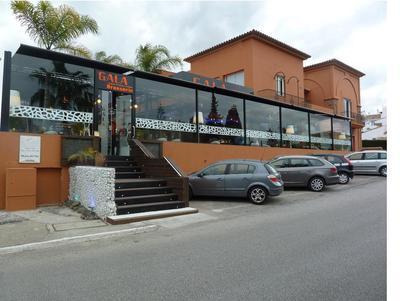 The approach to Gala Brasserie