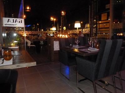 the stylish interior