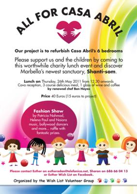 Charity lunch for Casa Abril