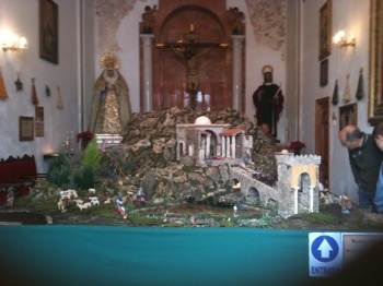 Nativity Scene (belen) in Marbella Chapel