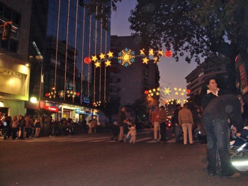 Christmas lights in Marbella and San Pedro