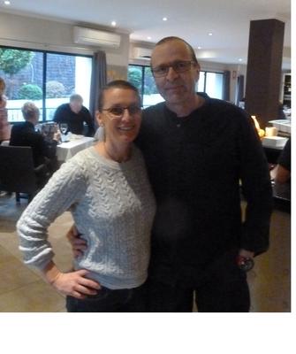 Chef owner Renee with Sabine