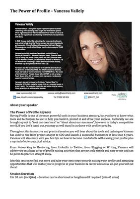 Power of Profile information