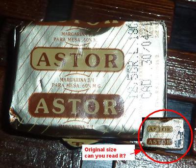 The offending butter