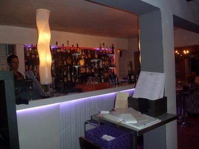 the new bar area