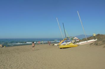 One of the delightful sandy beaches