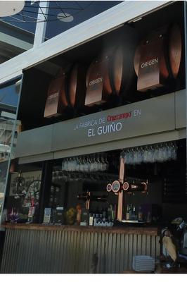 the Beer Vats over the bar