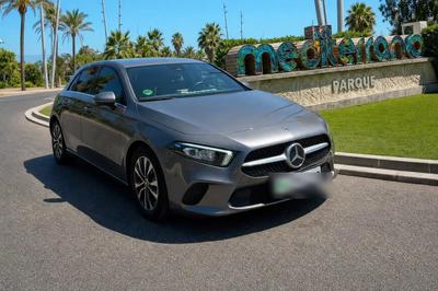Family car parked at Parque Mediterraneo, Marbella