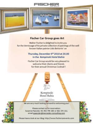 Kempinski Hotel Bahia hold the Christmas Cocktail of Fischer Car Group Marbella