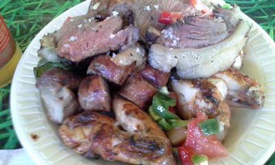 We loved their meat platter!