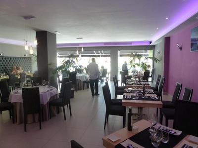 Looking out to the al fresco area