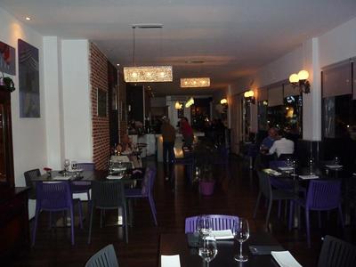 The modern interior of Knut's