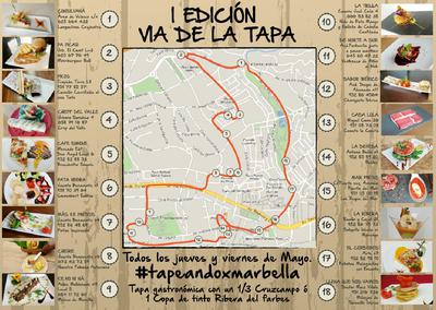 Ruta de Tapa Map Large