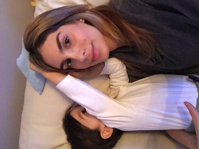 Playing with my son Eesa