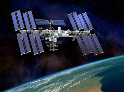 International Space Station courtesy of skull.net