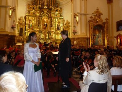 Soloist & conductor pleased with their work