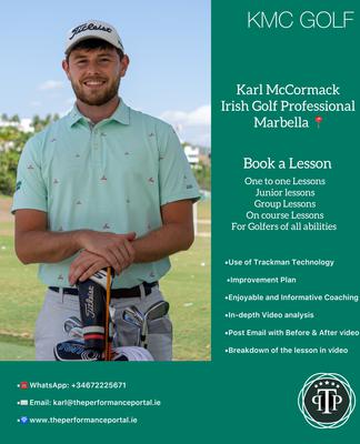 Karl McCormack Golf Coaching in Marbella