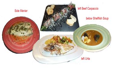 some of the dishes we had