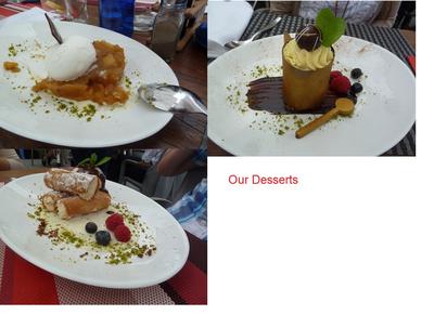 our desserts at Marabierta