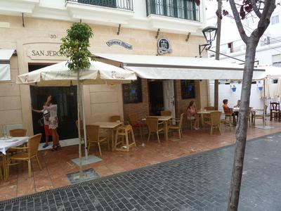 Outside Taberna Miguel