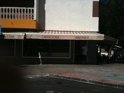 Marbella butcher Carniceria Andres
