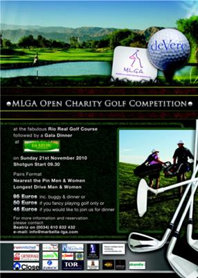 Marbella Ladies Golf Association charity golf tournament