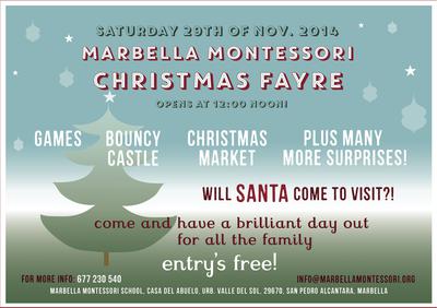 Marbella Montessori Christmas Fayre