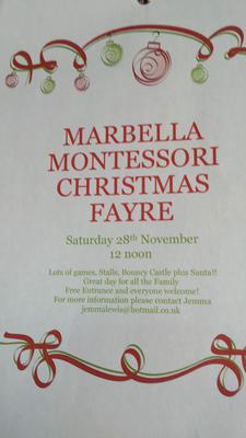 Marbella Montessori Christmas Fayre