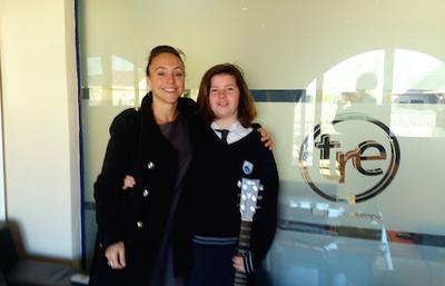 Amalia Estradas with LAPA music coach Surianne