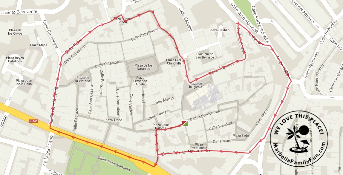 Marbella Easter Procession Schedule 20 March