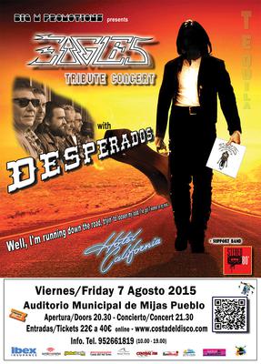 Musical tribute to The Eagles in Mijas - August 7, 2015 