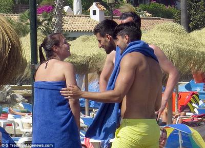 Djokovic enjoying Marbella's beaches