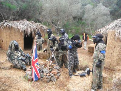 Predator at paintball Marbella