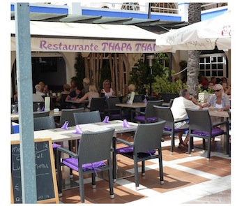 Resaurante Thapa Thai in Estepona Port