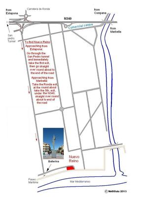 Map to help you find Nuevo Reino