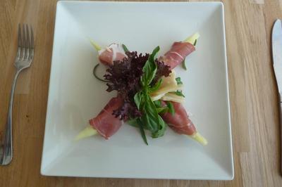 My Pama ham & Melon dish