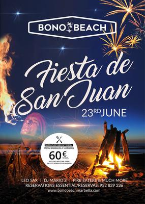 Fiesta de San Juan at Bono Beach Marbella