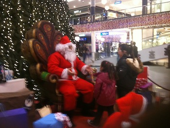 Santa at La Cañada